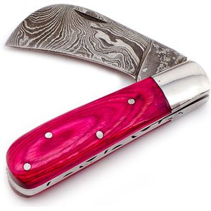 Damascus Knife | Mes | Vouwmes | Zakmes | Jachtmes | Hunting Mes | Outdoor Kamperen | PZ-1500