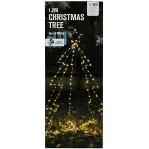 Led Kerstboom 120cm lang - Warm Wit Licht - Timer functie