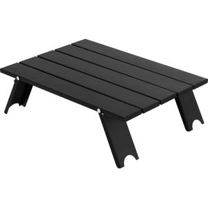 Ultralichte Aluminium Mini-Kampeertafel - Opvouwbaar en Draagbaar - Strand Camping Tafel - Reistafel voor Snacks - Kantoor en Outdoor. Reistafel