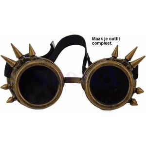 Vintage Retro Victoriaanse Gothic Cosplay Rivet Steampunk bril bril lassen Punk Vintage Retro Victorian Gothic Cosplay Rive - Carneval - van Heble®