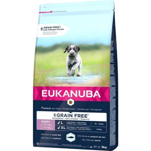 Eukanuba - Honden Droogvoer - Hond - Euk Grainfree Ocean Fish Puppy Large Breed 12kg - 1st