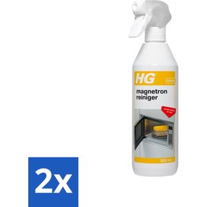 HG - Magnetronreiniger - Reinigt Krachtig & Snel - 500 ml - Voordeelverpakking - 2 stuks