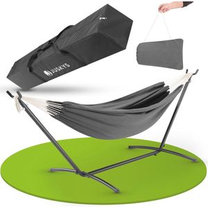 Dubbele Hangmat met Frame voor 2 Personen - Indoor & Outdoor - Tot 200 kg Belastbaar