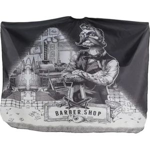 Bovista Baardschort - Beard Bib - Scheerschort - Baard Cape - Kappersmantel - Kapmantel - Kapsalon
