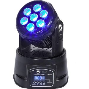N-GEAR Move Wash Light 7 - Discolamp - Moving Head met Disco Licht Show