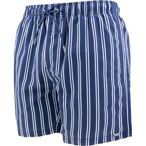 Schiesser zwemshort stripes blauw & wit - XL