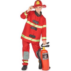 Brandweermanpak voor jongens - Kinderkostuums - 122/134