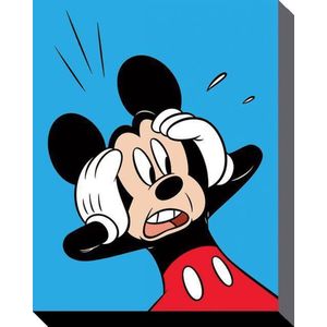 DISNEY - Canvas 40X50 - Mickey Mouse Shocked