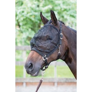 Harry's Horse Vliegenmasker Halster - maat Pony - black