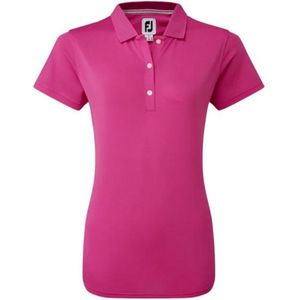 Footjoy Stretch Pique Solid Golfpolo Dames Fuchia