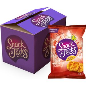 Snack A Jacks - Tussendoortje - Barbecue Paprika - 8 stuks x 23 gram