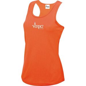 FitProWear Sporthemd Sporttop Dames - Oranje - Maat S
