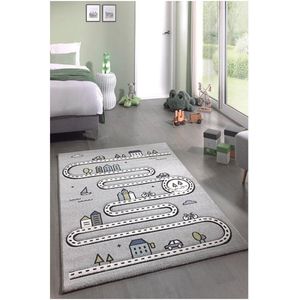 Vloerkleed Indigo Kids 22710-395 Grijs-80 x 150 cm