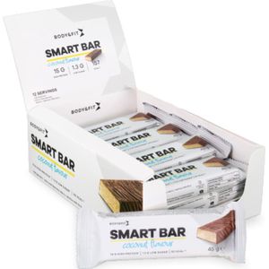 Body & Fit Smart Bars - Proteïne Repen / Eiwitrepen - Kokosnoot - 12 eiwitrepen (1 doos)