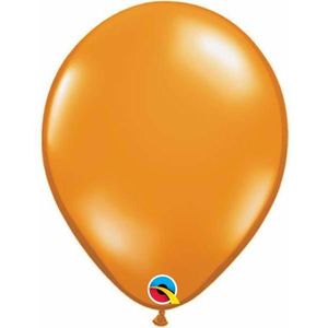 Qualatex Ballonnen Mandarijn Oranje 30 cm 100 stuks