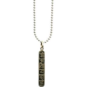 Heaven Eleven heren Ketting ballchain - sterling zilver mantra