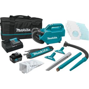 Makita CL121DSM 12V Li-Ion Accu stofzuiger set (1x 4,0Ah) - 1300l/min - 0,5L