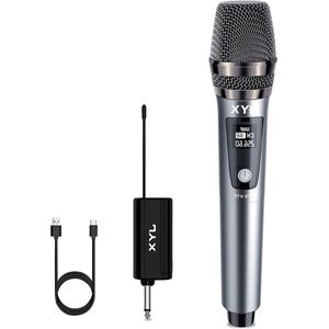 UHF Dynamische Draadloze Karaoke Microfoon - Oplaadbare Ontvanger