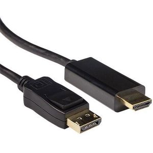 ACT Verloopkabel DisplayPort male naar HDMI-A male 1,80 m AK3990