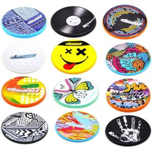 Pakket van 12 Disceez flexibele frisbees met verschillende leuke prints serie 2A