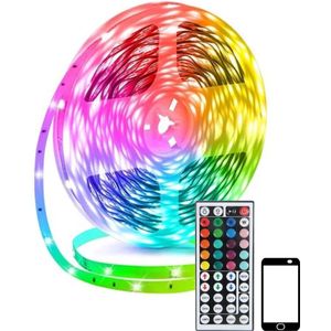 led strip - 40 M - RGBW + Verbinding Spotify - Inclusief App & Bleutooth - Zelfklevend - Gaming - Multi color Light