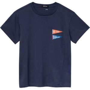 Oversized Patch T-shirt Jongens - Maat 164