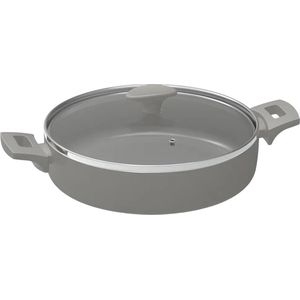 Michelino 28220 - Beige Braadpan / Serveerpan met deksel - 28 cm - beige