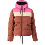 Brunotti Niagona Dames Puffer Ski Jas - Mahoganny - L