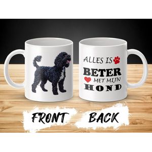 Mok Portuguese Water Alles is beter met mijn hond - dog - doglover