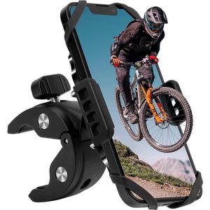 Telefoonhouder voor Fiets - Telefoonhouder Universeel voor iPhone Galaxy Huawei - 360° Verstelbaar - Racefiets Mountainbike Kinderwagen