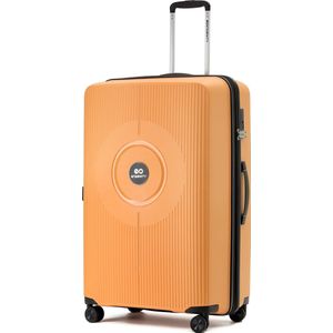 Eternity - Orlando - Handbagage Koffer - 55x40x20cm - Oranje - 4 wielen - TSA-Slot - Uitbreidbaar