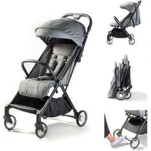 Equivera Reisbuggy - Plooibuggy - Compacte Buggy - Reis Buggy - Kinderwagen - Must Have Voor Op Reis!