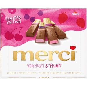 Merci Finest Selection Yoghurt & Fruit Limited Edition 250gr