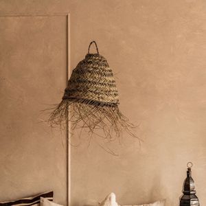Ronde zeegras hanglamp | Noa May | Handgemaakt in Marrakech
