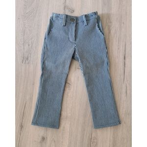 Jeans met strepen - spijkerbroek - jongens - blauw/wit - maat 116