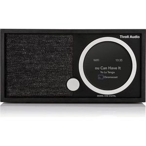 Tivoli Audio - Model One Digital+ Gen 2 - DAB+/WiFi/AirPlay 2/Chromecast/Smart Radio - Zwart/Zwart