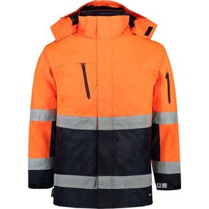 Tricorp Parka EN471 bi-color - Workwear - 403004 - fluor oranje / navy - Maat L