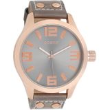 OOZOO Timepieces C1103 - Horloge - Grijs/Groen - 51 mm