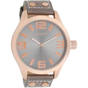 OOZOO Timepieces C1103 - Horloge - Grijs/Groen - 51 mm