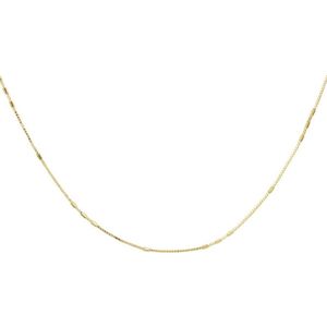 Sparkle14 Ketting Venetiaans En Staafjes 0,9 mm 45 cm - Goud