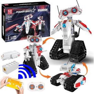 Mould King - Technic 3 in 1 rc auto robot | City speed champions adventure autos’s | Creator classic motor bouwpakket | Technische speelgoed ideas voor expert volwassenen & kinderen | 617 bouwstenen icons modelbouw