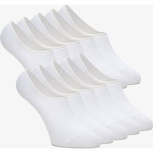 10 paar invisible sokken wit - Maat 35/38