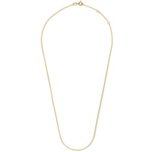 14KY necklace rolo chain 1.3mm 45+2,5+2,5cm