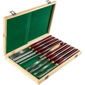 VEVOR Houtbewerking set 9-delig – Houtsnijmes – Houtbeitelset 12-delig – Houtsnijden gereedschap – Woodcarving knife – Gutsen set