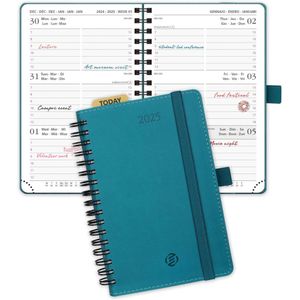 Equivera Weekplanner 2025 - Weekly Planner - Agenda - Kalender - Maandplanner - Famillieplanner