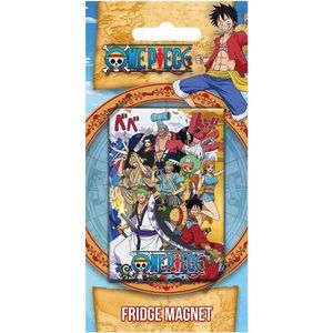 One Piece Making Waves in Wano Magneet