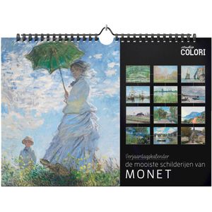 Verjaardagskalender De mooiste schilderijen van Monet - Wandkalender A4 - Niet jaargebonden