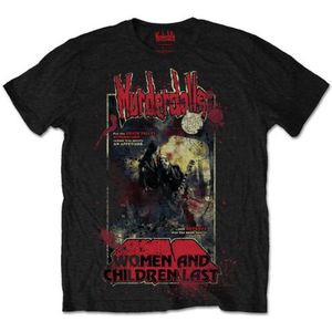 Murderdolls - 80s Horror Poster Heren T-shirt - S - Zwart