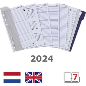 Kalpa 6317-24 Personal Binder Vulling 1 Week per 2 Paginas NL EN 2024