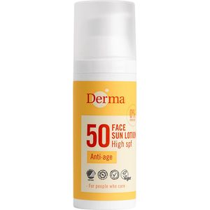 Derma Eco Sun Zonnelotion - Anti-aging - SPF50 - 50 ML - Hyaluronzuur - Hypoallergeen - Gevoelige Huid